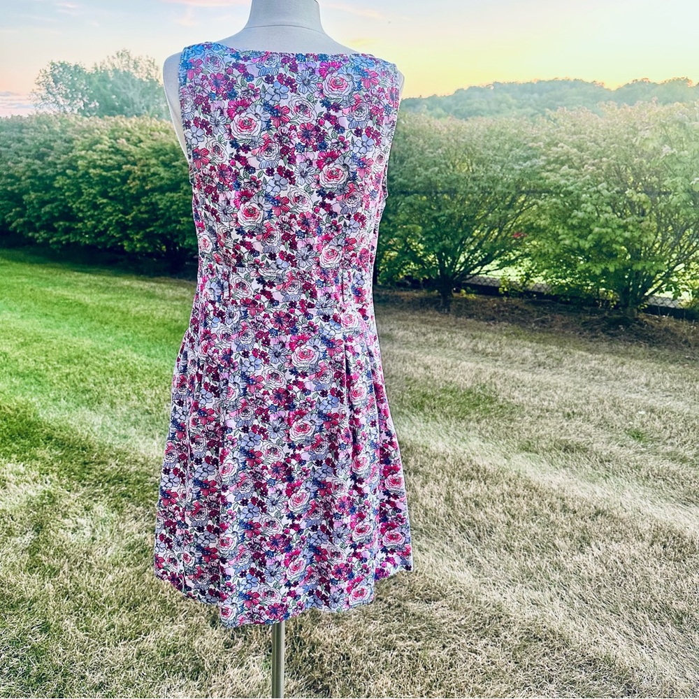 Tommy Hilfiger Women's Size 10 Floral A-Line Sleeveless Spring Sundress - Picture 10 of 15